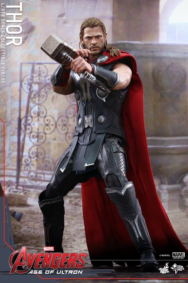 Thor - Hot Toys (Avengers Age Of Ultron) action figure collectible - Main Image 2