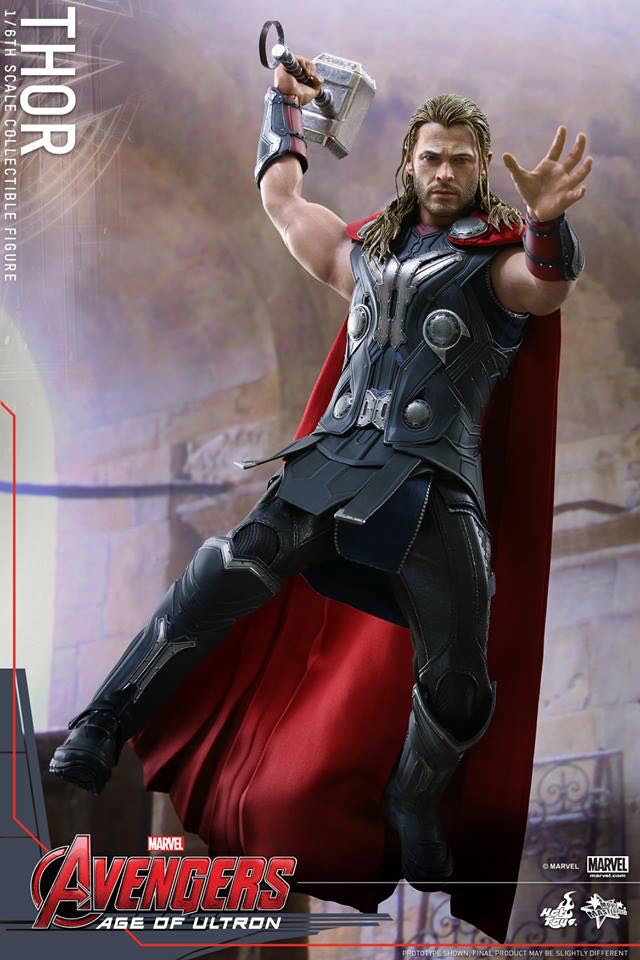 Thor - Hot Toys (Avengers Age Of Ultron) action figure collectible - Main Image 3