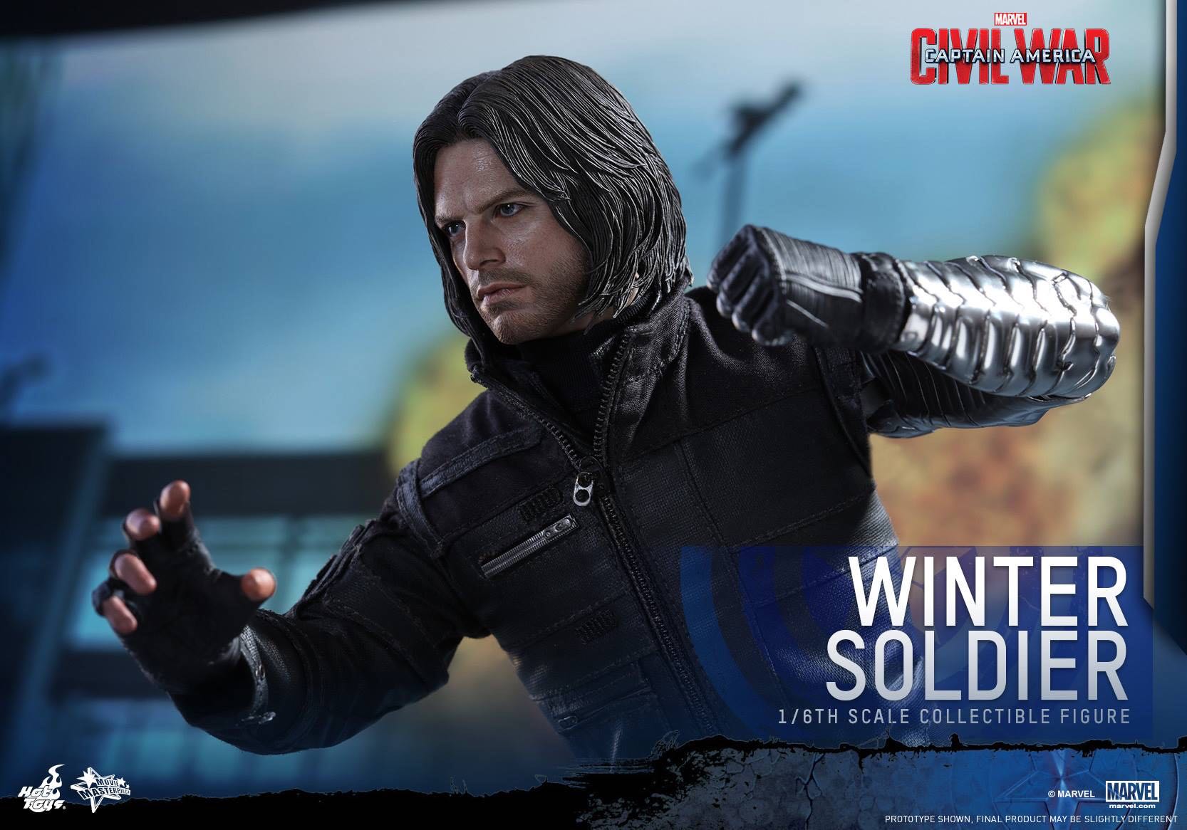 Winter Soldier - Hot Toys (Captain America Civil War) action figure collectible - Main Image 3