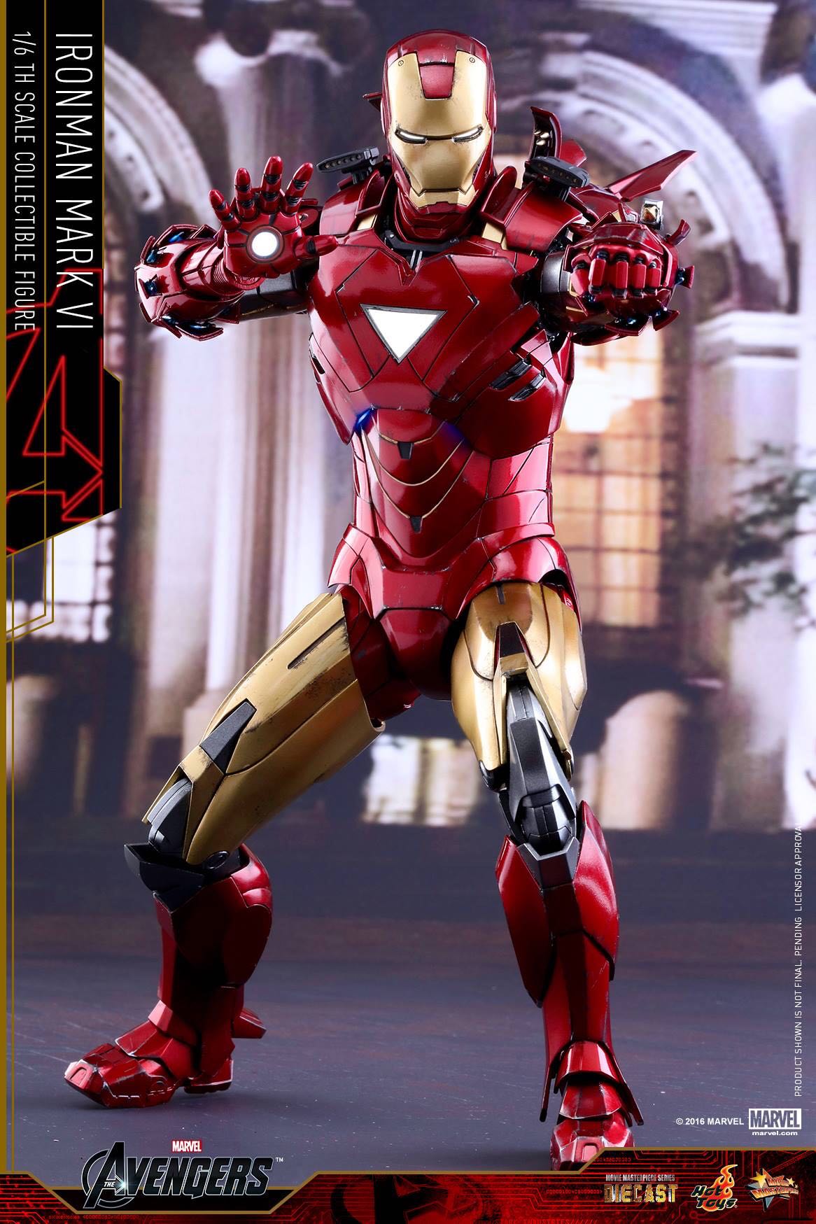 Iron Man Mark 6 VI - Hot Toys (Avengers Assemble) action figure collectible - Main Image 2