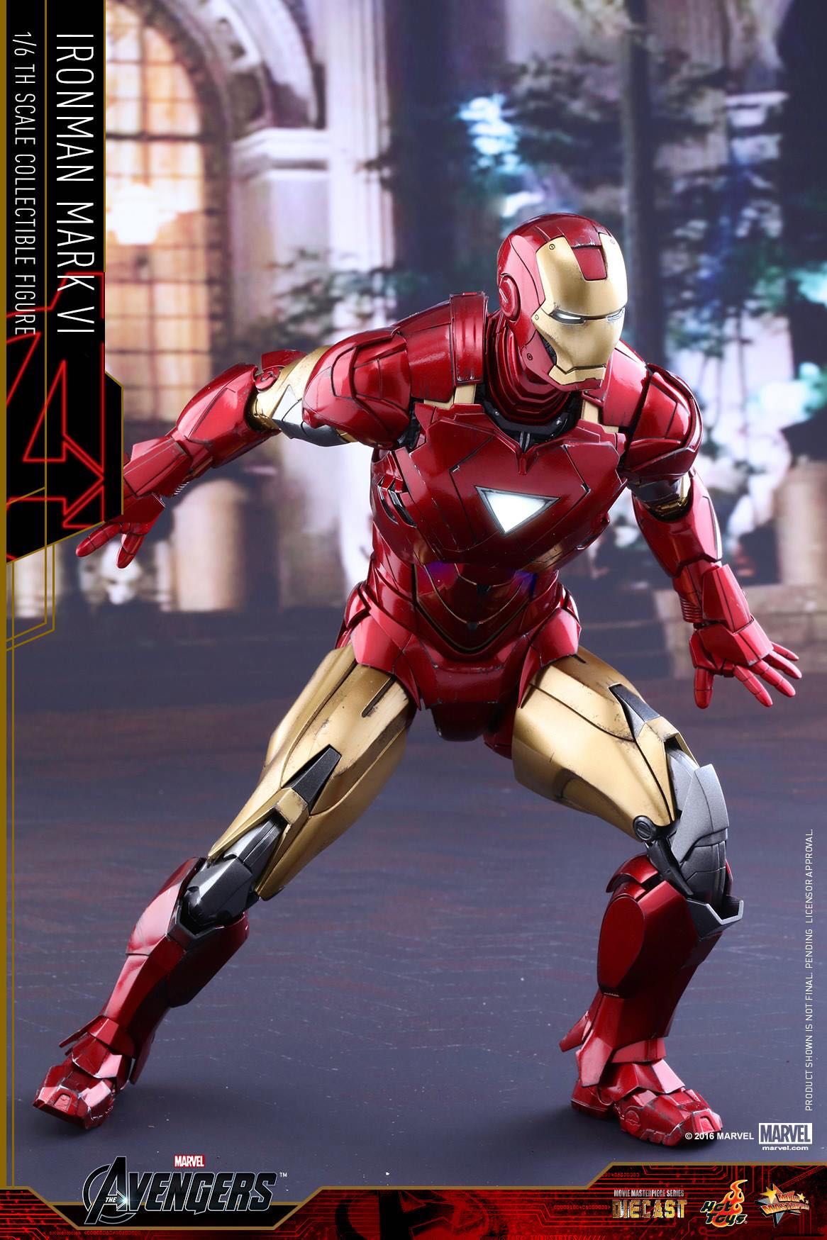 Iron Man Mark 6 VI - Hot Toys (Avengers Assemble) action figure collectible - Main Image 3