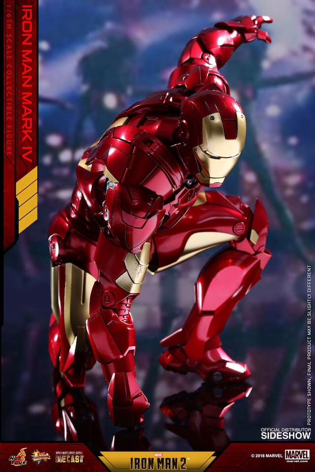 Iron Man Mark 4 IV - Hot Toys (Iron Man 2) action figure collectible - Main Image 2