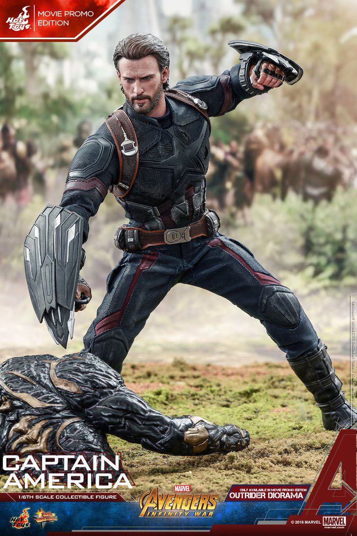 Captain America  - Hot Toys (Avengers Infinity War) action figure collectible - Main Image 2