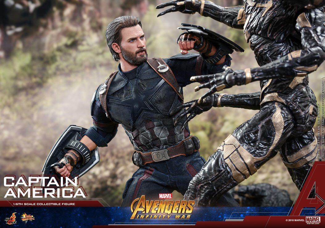 Captain America  - Hot Toys (Avengers Infinity War) action figure collectible - Main Image 3