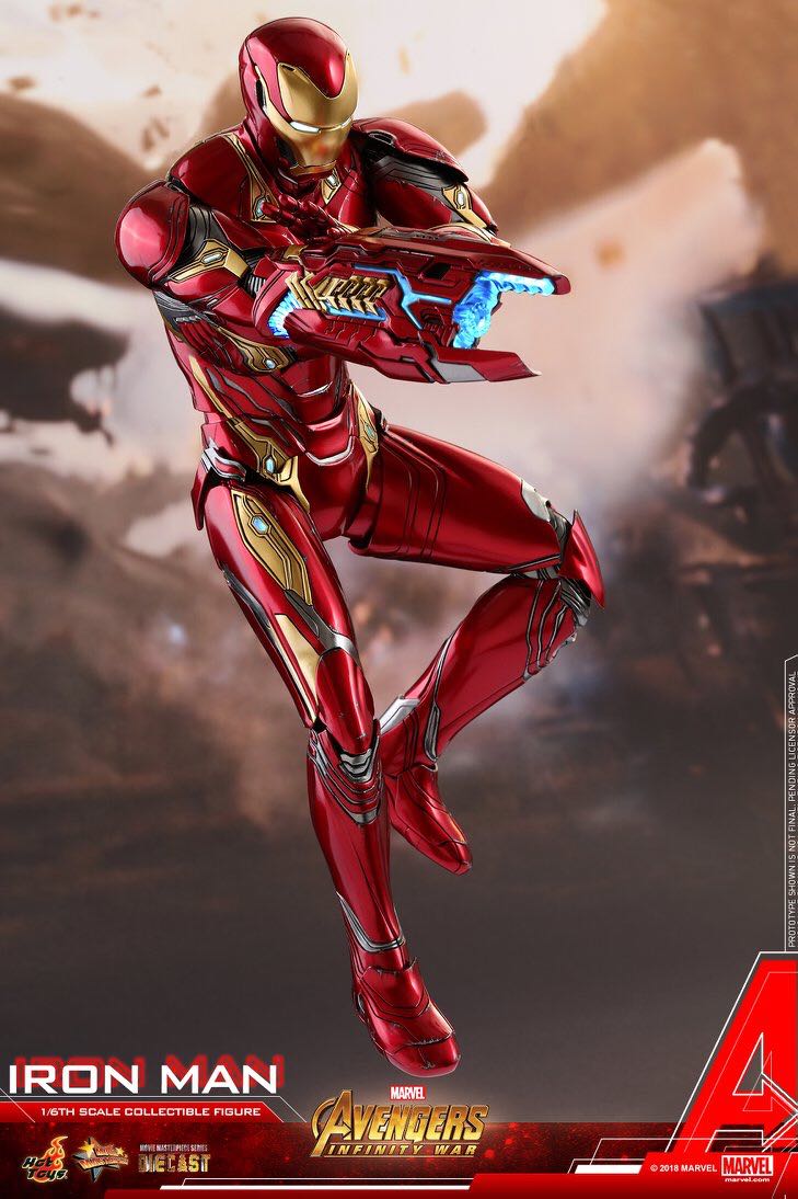 Iron Man Mark 50 L - Hot Toys (Avengers Infinity War) action figure collectible - Main Image 3