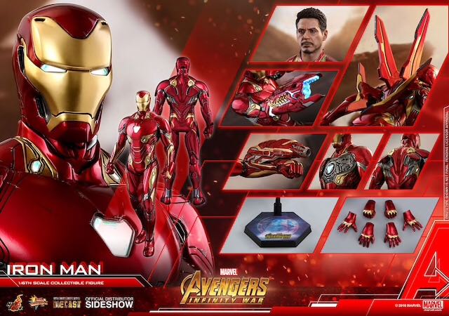 Iron Man Mark 50 L - Hot Toys (Avengers Infinity War) action figure collectible - Main Image 4