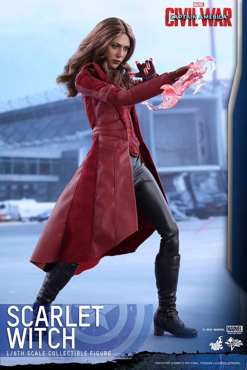 Scarlet Witch - Hot Toys (Captain America Civil War) action figure collectible - Main Image 3