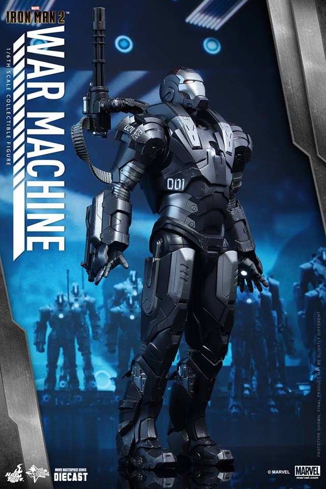 War Machine Mark I - Hot Toys (Iron Man 2) action figure collectible - Main Image 2