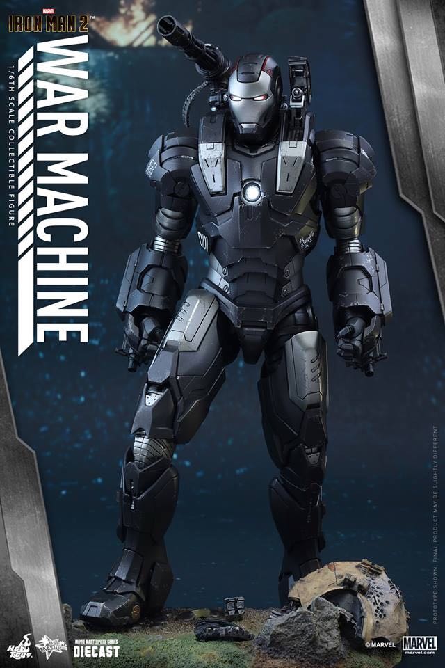 War Machine Mark I - Hot Toys (Iron Man 2) action figure collectible - Main Image 3