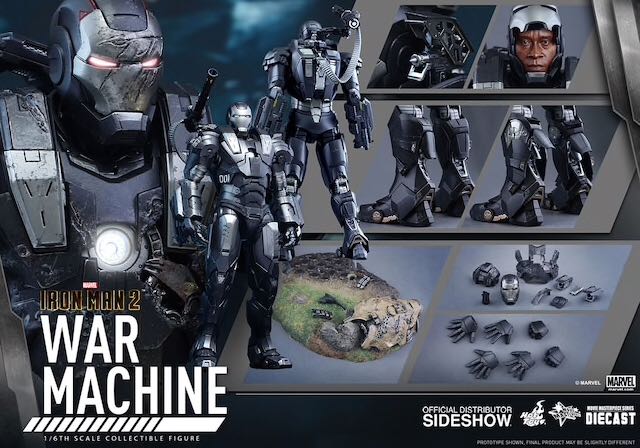 War Machine Mark I - Hot Toys (Iron Man 2) action figure collectible - Main Image 4