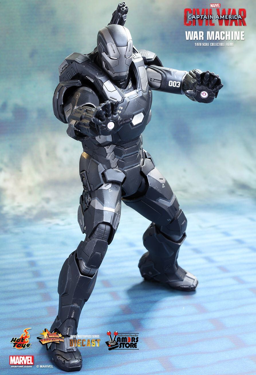 War Machine Mark III - Hot Toys (Captain America Civil War) action figure collectible - Main Image 3