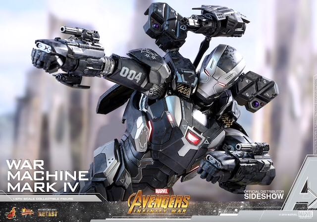 War Machine Mark IV - Hot Toys (Avengers Infinity War) action figure collectible - Main Image 3