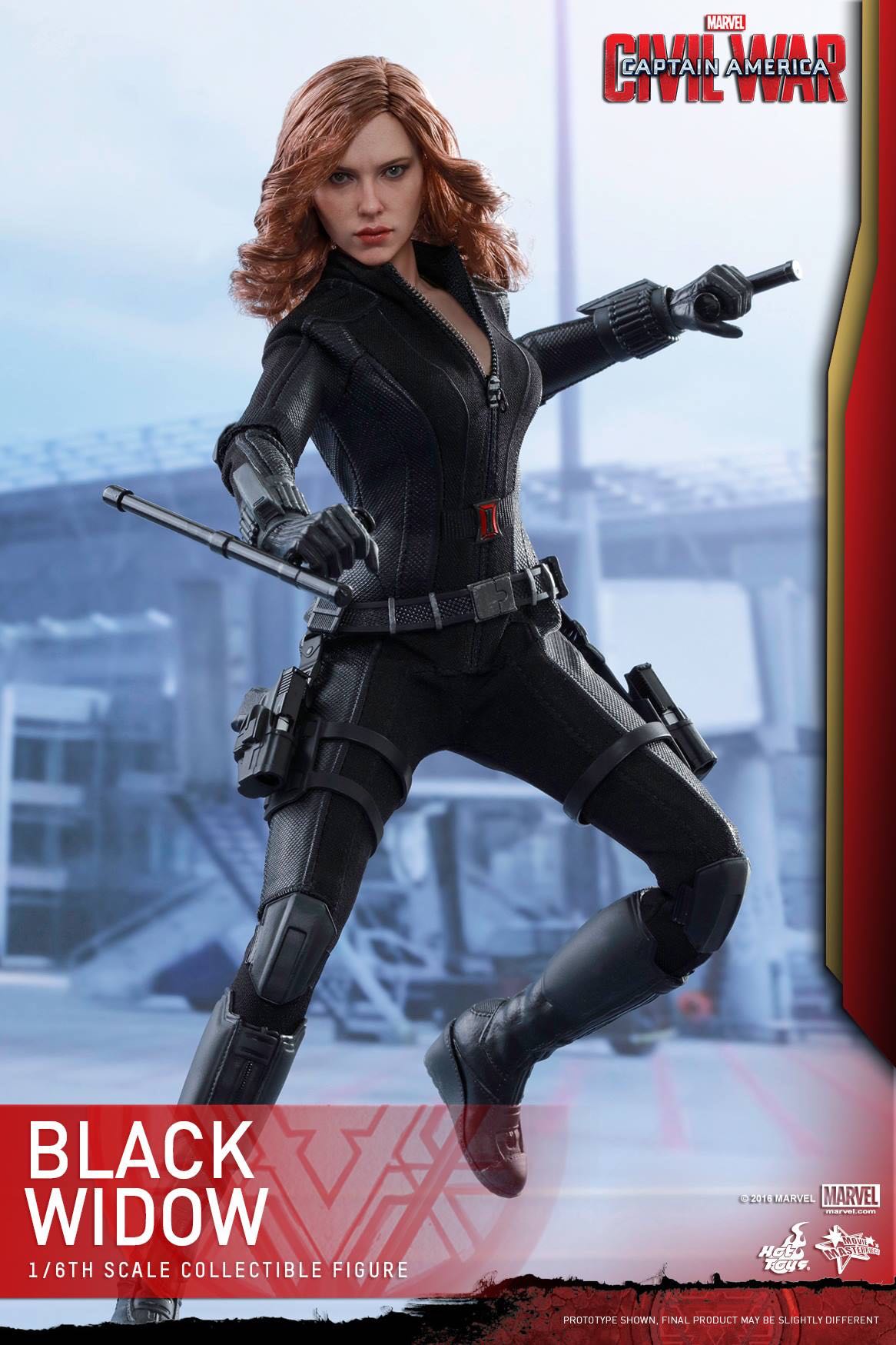 Black Widow - Hot Toys (Captain America Civil War) action figure collectible - Main Image 2
