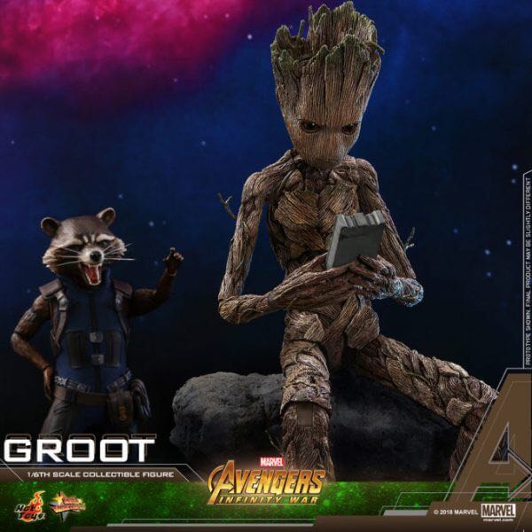 Rocket and Groot - Hot Toys (Avengers Infinity War) action figure collectible - Main Image 3