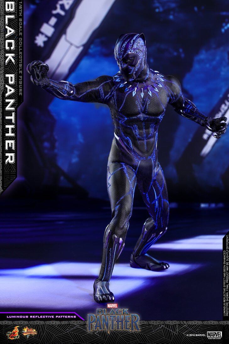Black Panther  - Hot Toys (Black Panther) action figure collectible - Main Image 2