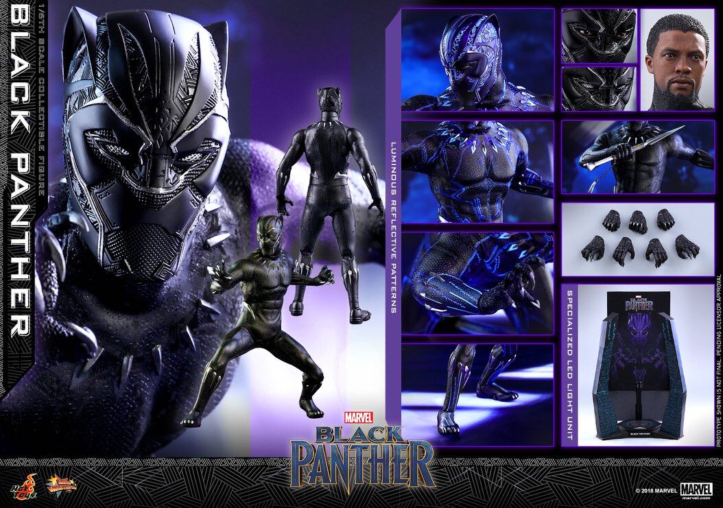 Black Panther  - Hot Toys (Black Panther) action figure collectible - Main Image 4