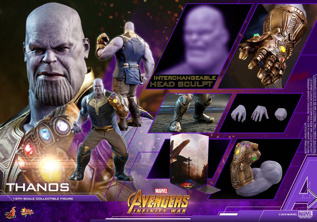 Thanos  - Hot Toys (Avengers Infinity War) action figure collectible - Main Image 4
