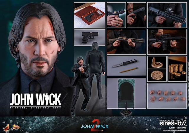 John Wick - Hot Toys (John Wick 2 The Second Chapter) action figure collectible - Main Image 4