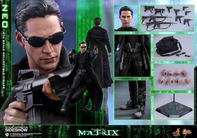 Neo - Hot Toys (The Matrix) action figure collectible - Main Image 4