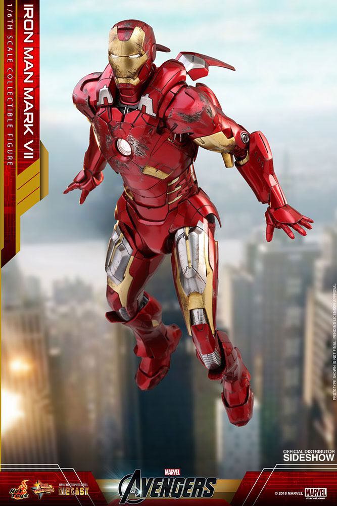 Iron Man Mark 7 VII - Hot Toys (Avengers Assemble) action figure collectible - Main Image 2