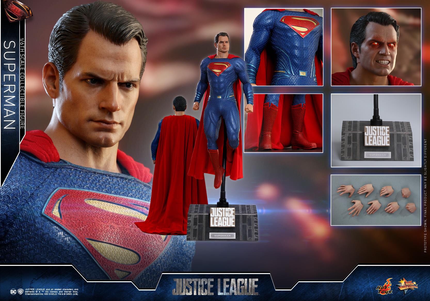 Superman - Hot Toys (Justice League) action figure collectible - Main Image 4