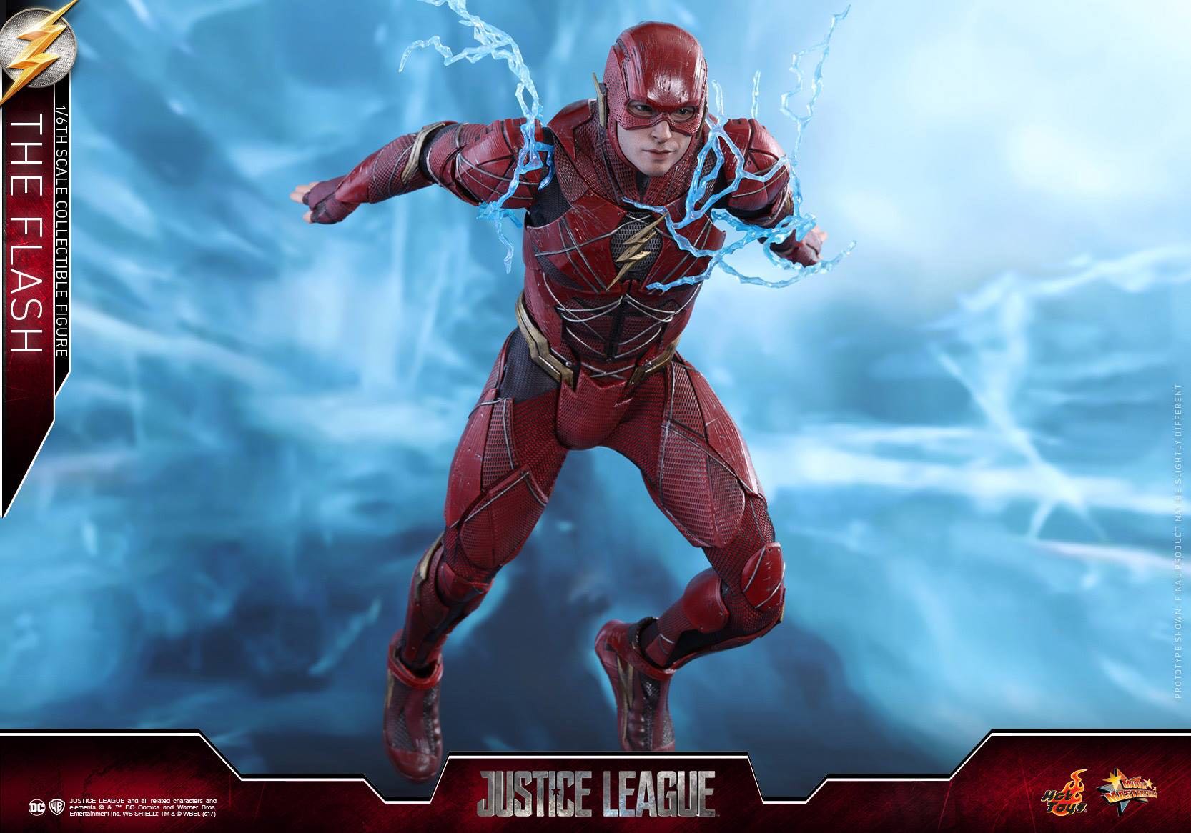 The Flash - Hot Toys (Justice League) action figure collectible - Main Image 2