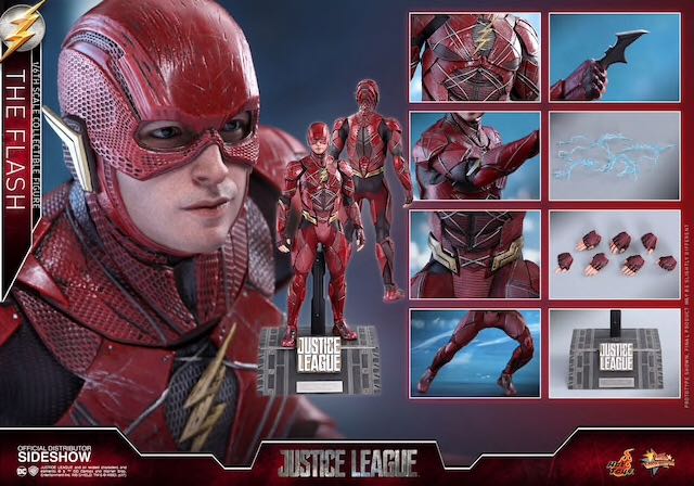 The Flash - Hot Toys (Justice League) action figure collectible - Main Image 4