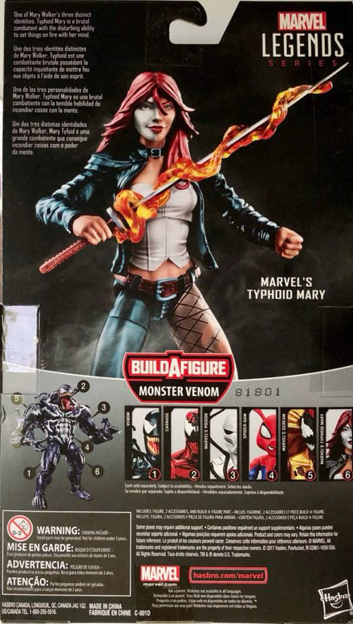 BAF Monster Venom: 6 Marvel’s Typhoid Mary - Hasbro (Monster Venom BAF Wave) action figure collectible [Barcode 630509713615] - Main Image 4