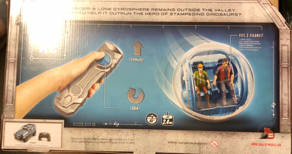 Gyrosphere RC  (Jurassic World) action figure collectible [Barcode 887961591514] - Main Image 2