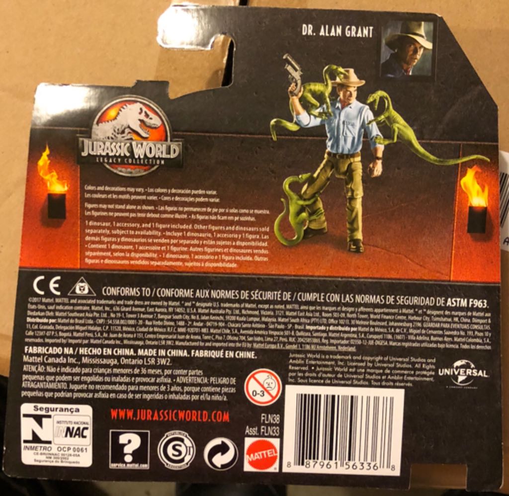 Dr. Alan Grant - Jurassic World Legacy Collection - Mattel (Jurassic World Legacy Collection) action figure collectible [Barcode 887961563368] - Main Image 2
