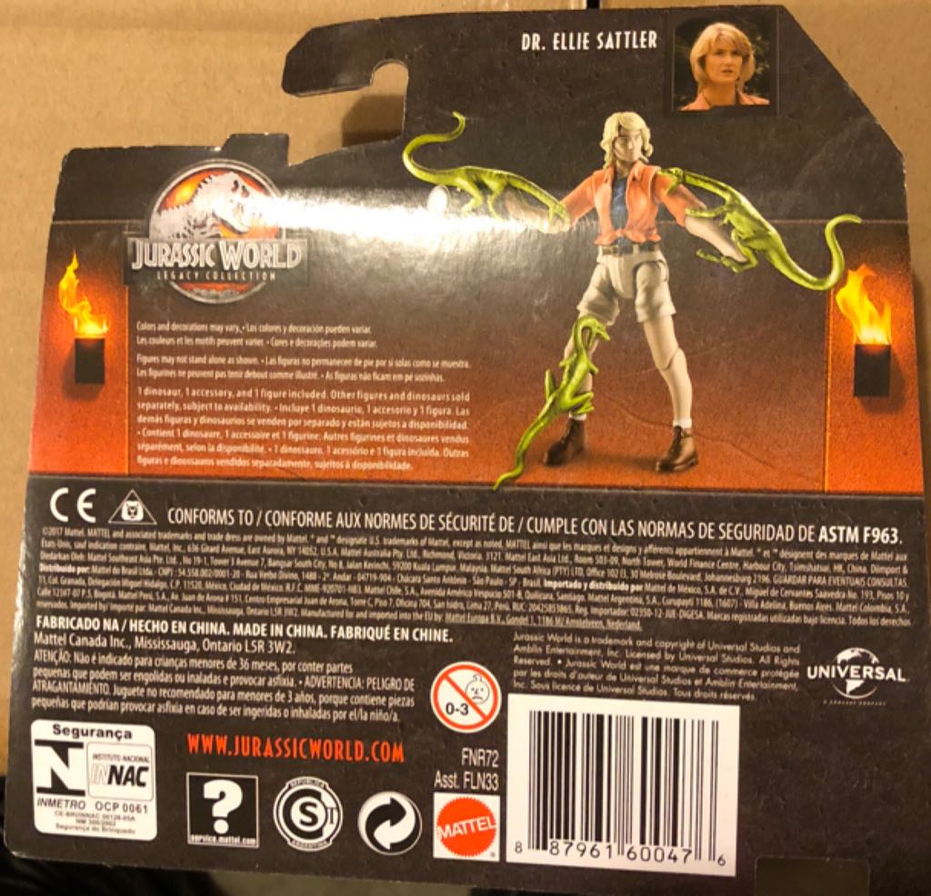 Jurassic Park 1:16 Dr. Ellie Sattler - Mattel (Jurassic World Legacy Collection) (Jurassic Park) action figure collectible [Barcode 887961600476] - Main Image 2