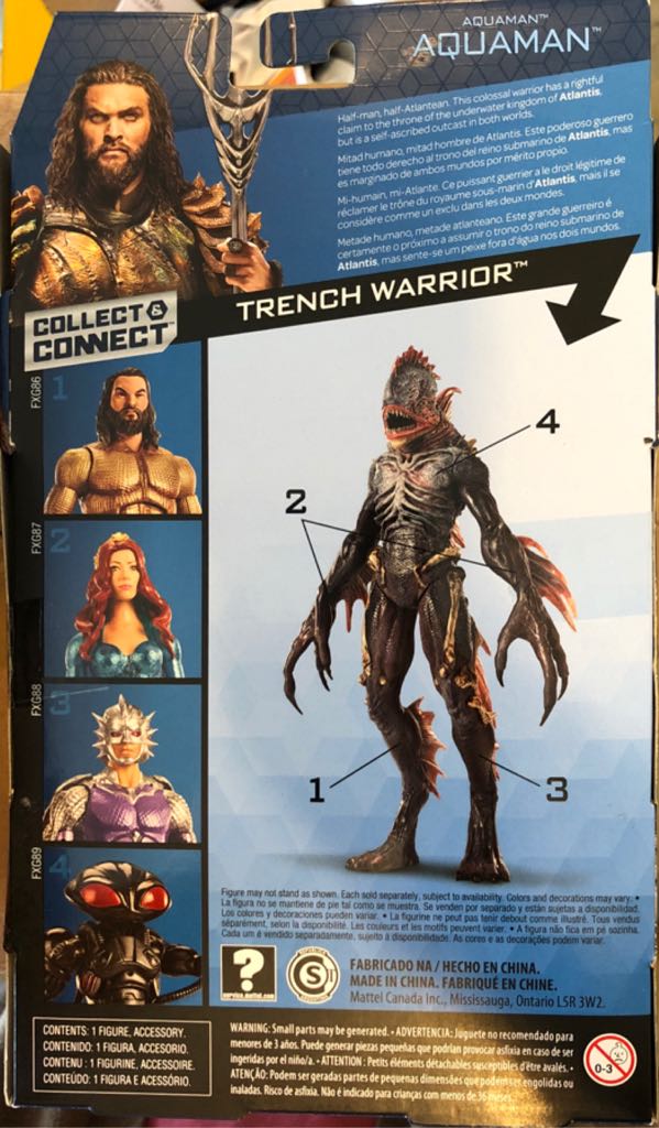 Aquaman - DC (Aquaman) - DC Mattel (DC) action figure collectible [Barcode 887961691108] - Main Image 2