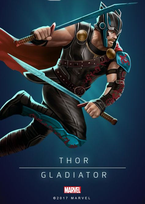 Thor - Gladiator Thor (Ragnarok) - Diamond Select Toys (Marvel Select) action figure collectible [Barcode 699788825174] - Main Image 4