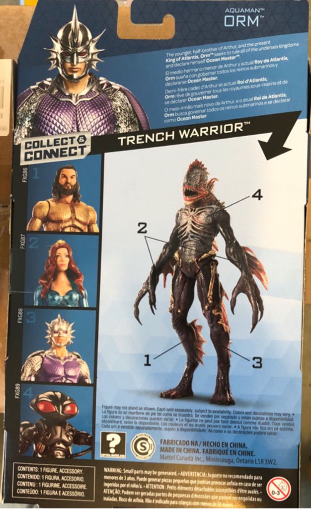 Orm - DC Mattel (DC Multiverse - Trench Warrior) action figure collectible [Barcode 887961691061] - Main Image 2