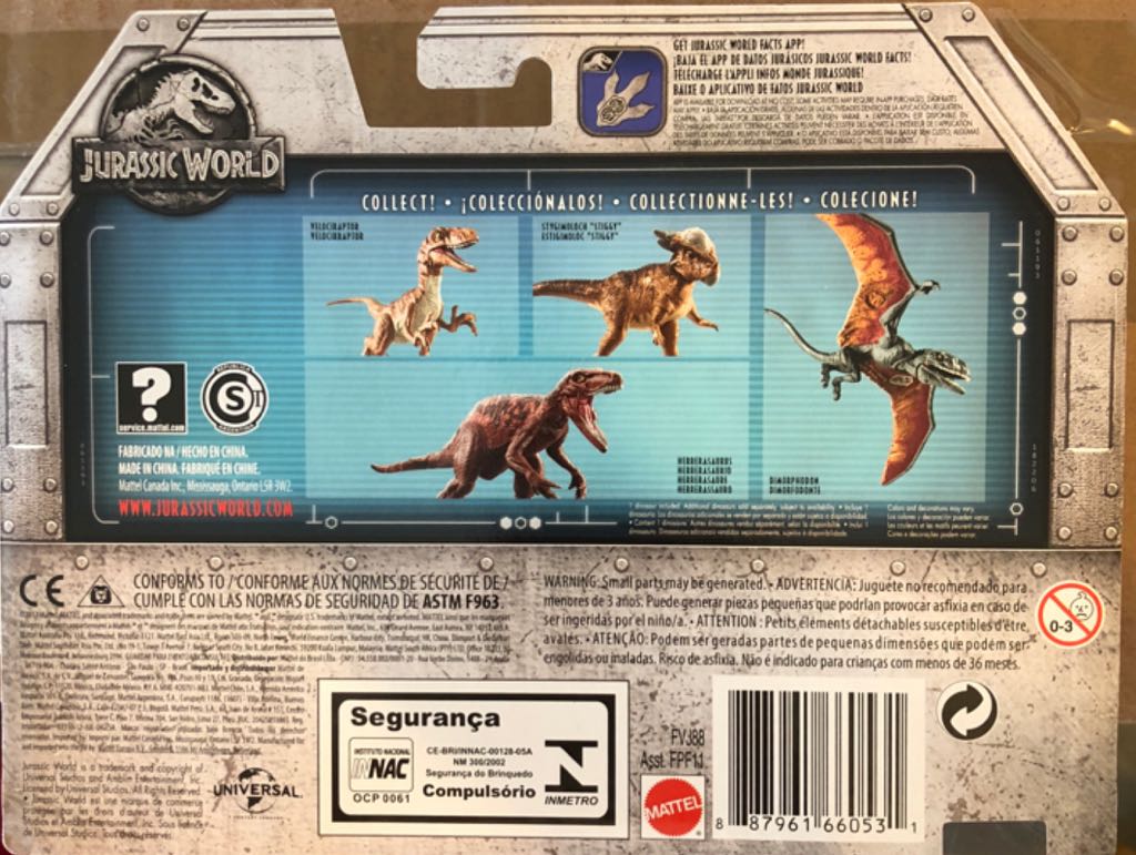 Velociraptor - Mattel (Jurassic World) action figure collectible [Barcode 887961660531] - Main Image 2