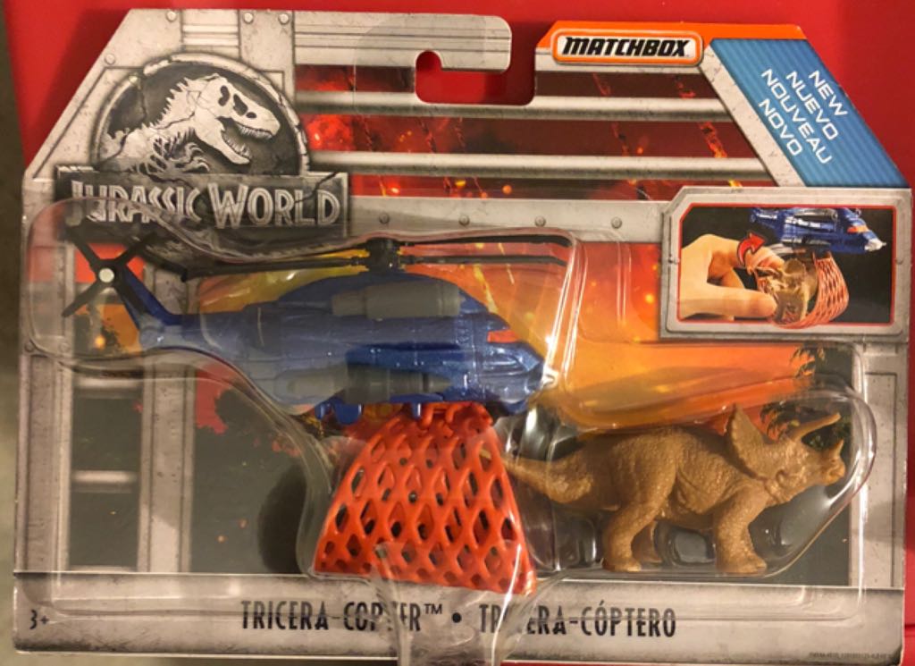 Tricera-copter - Mattel (Jurassic World) action figure collectible [Barcode 887961585278] - Main Image 1