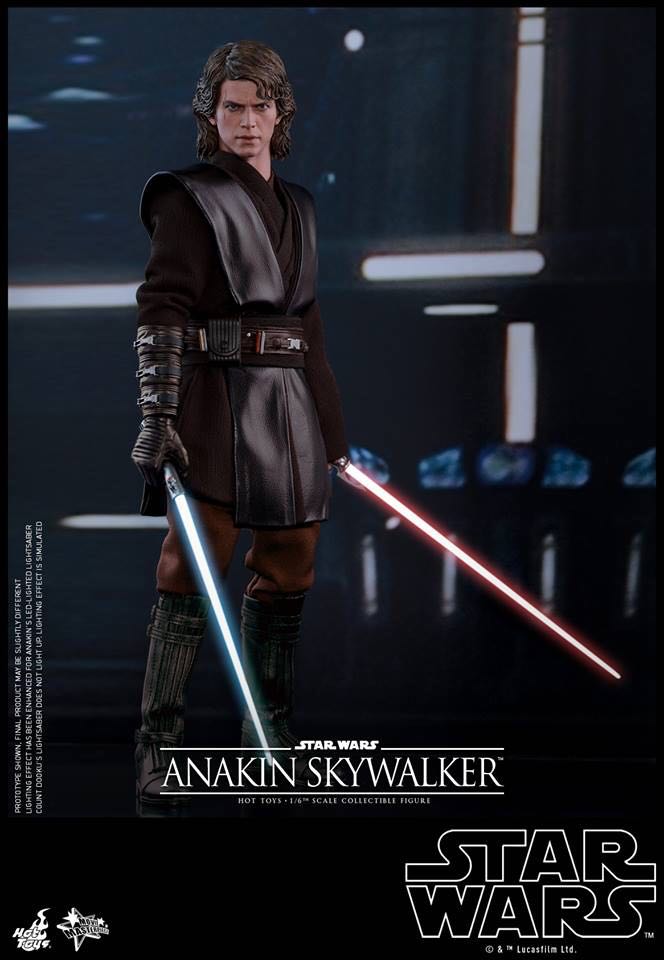 Anakin Skywalker (Dark Side) - Hot Toys (Star Wars Ep 3 RotS) action figure collectible - Main Image 2