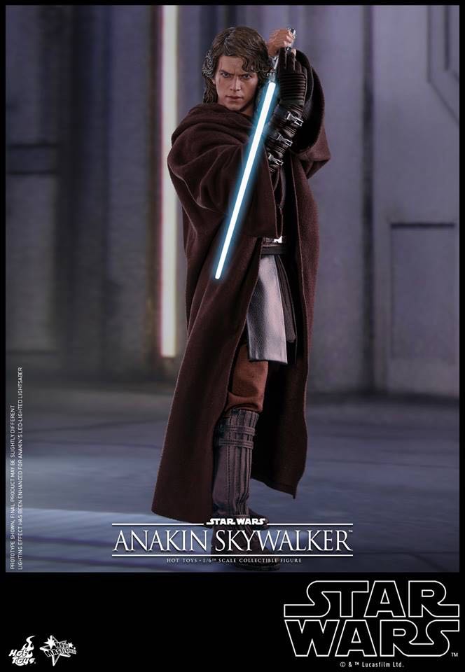 Anakin Skywalker (Dark Side) - Hot Toys (Star Wars Ep 3 RotS) action figure collectible - Main Image 3