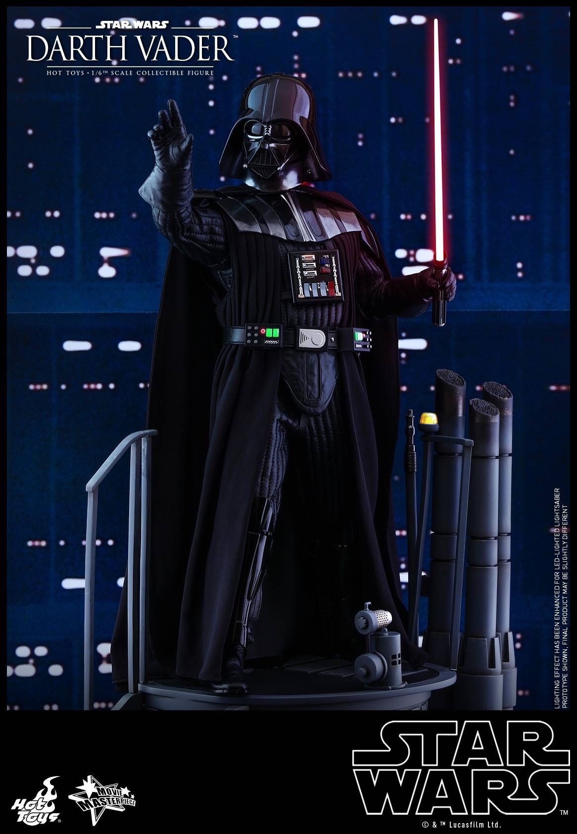 Darth Vader - Hot Toys (Star Wars Ep 5 ESB) action figure collectible - Main Image 2