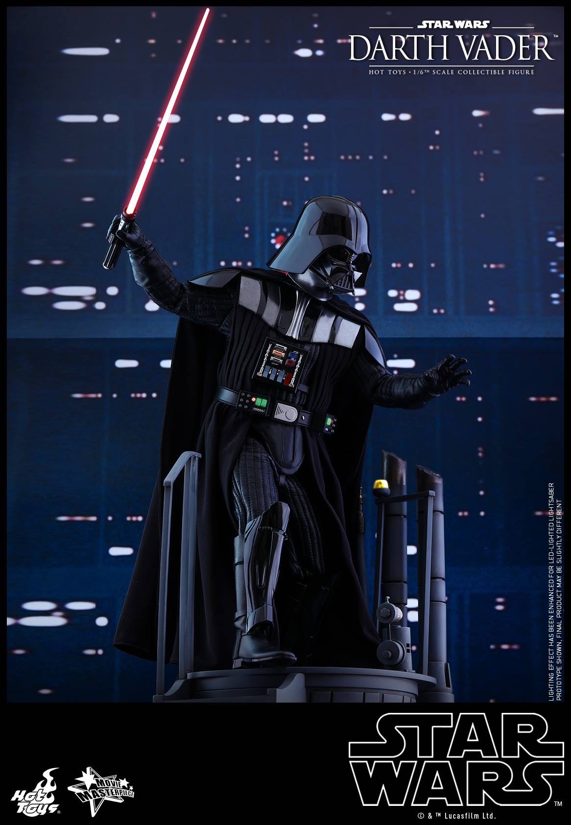Darth Vader - Hot Toys (Star Wars Ep 5 ESB) action figure collectible - Main Image 3