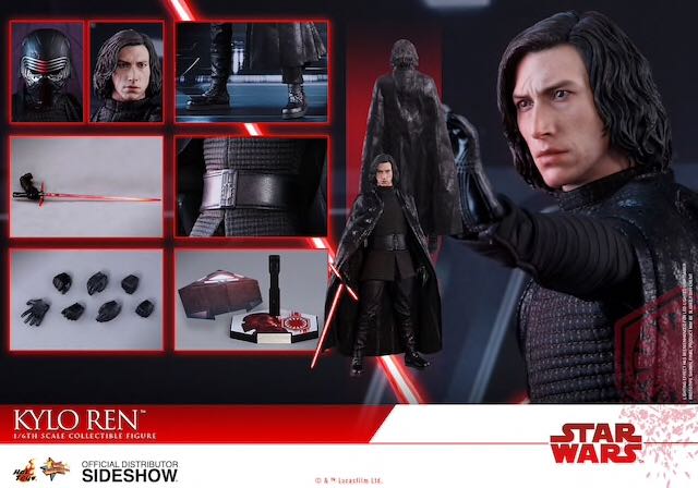 Kylo Ren - Hot Toys (Star Wars Ep 8 TLJ) action figure collectible - Main Image 4