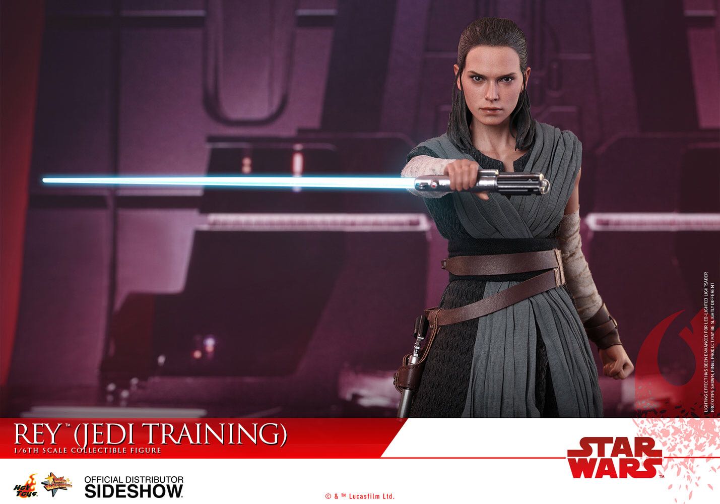 Rey - Hot Toys (Star Wars Ep 8 TLJ) action figure collectible - Main Image 2