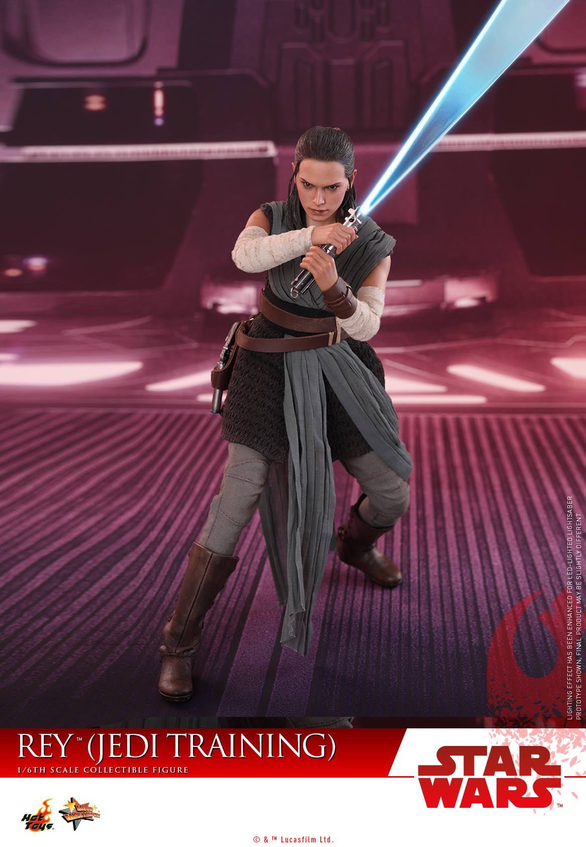 Rey - Hot Toys (Star Wars Ep 8 TLJ) action figure collectible - Main Image 3