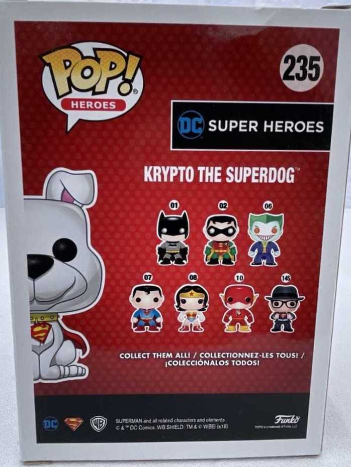 Funko POP! Krypto The Superdog #235 - Funko (DC Super Heroes) action figure collectible [Barcode 889698303699] - Main Image 2
