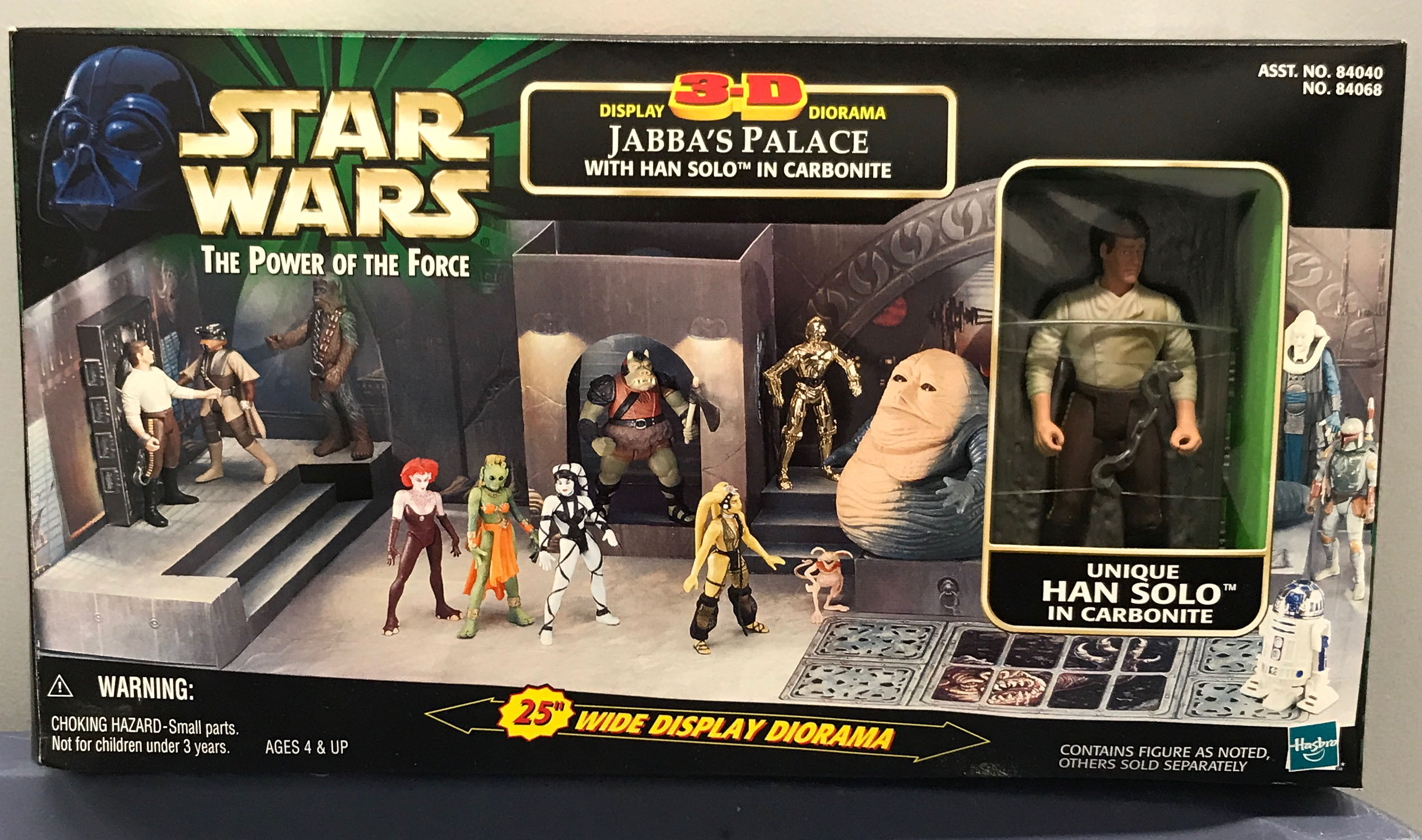 Jabba’s Palace 3D Diorama w/ Han Solo (Carbonite) - Hasbro (Star Wars: Episode VI - Return Of The Jedi) action figure collectible [Barcode 076281840680] - Main Image 2