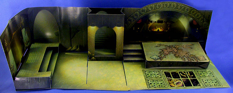 Jabba’s Palace 3D Diorama w/ Han Solo (Carbonite) - Hasbro (Star Wars: Episode VI - Return Of The Jedi) action figure collectible [Barcode 076281840680] - Main Image 4