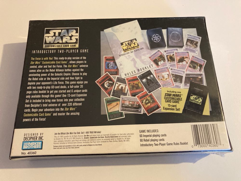 Sear Wars Customizable Card Game  action figure collectible [Barcode 073000403607] - Main Image 2