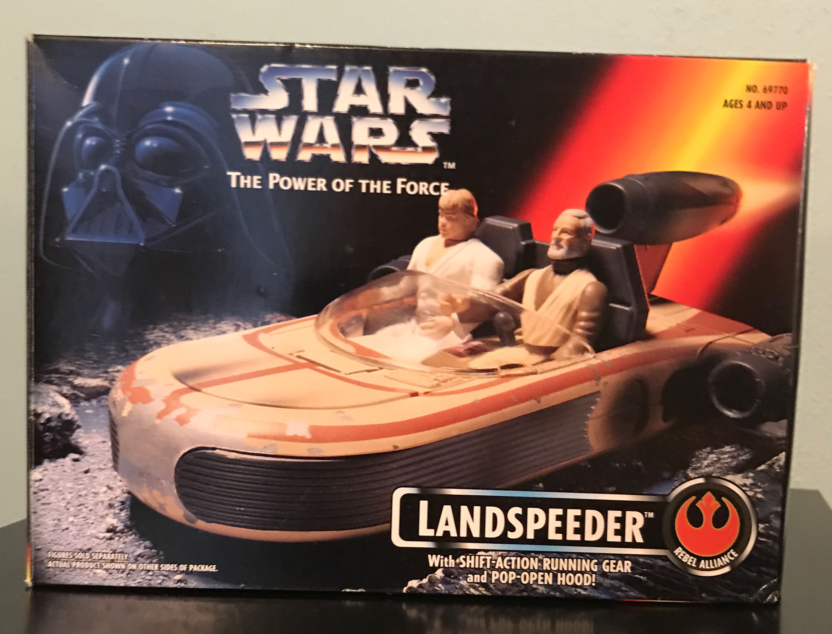 Landspeeder (With Shift-Action Running Gear And Pop-Open Hood!) - Kenner / Hasbro (The Power Of The Force (1995 - 1996)(Vehicles)) action figure collectible [Barcode 076281697703] - Main Image 4