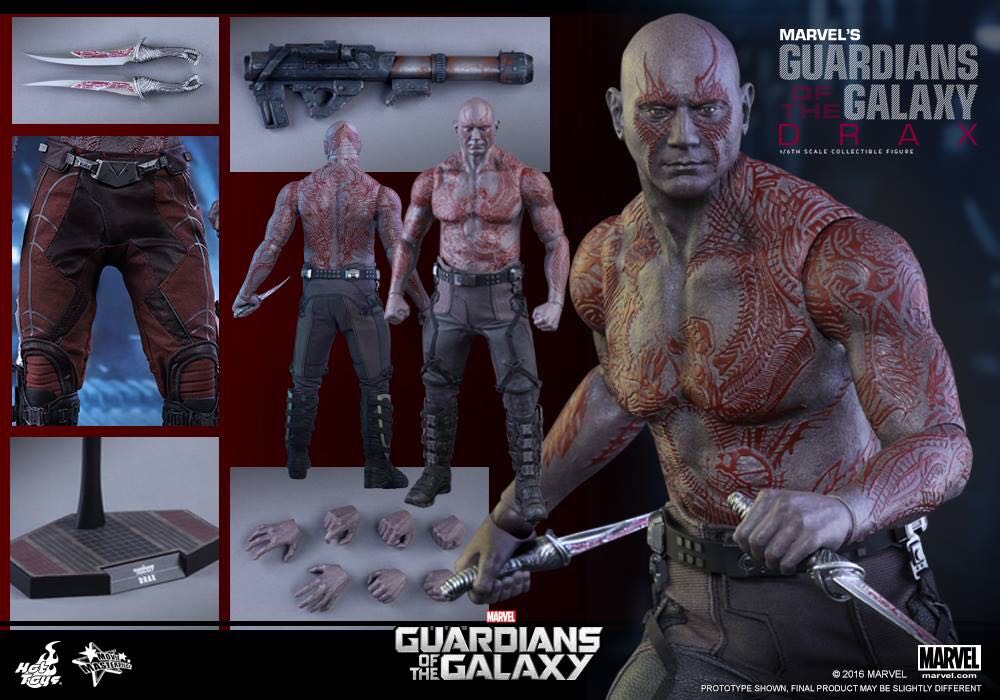 Drax - Hot Toys (Guardians Of The Galaxy) action figure collectible - Main Image 4