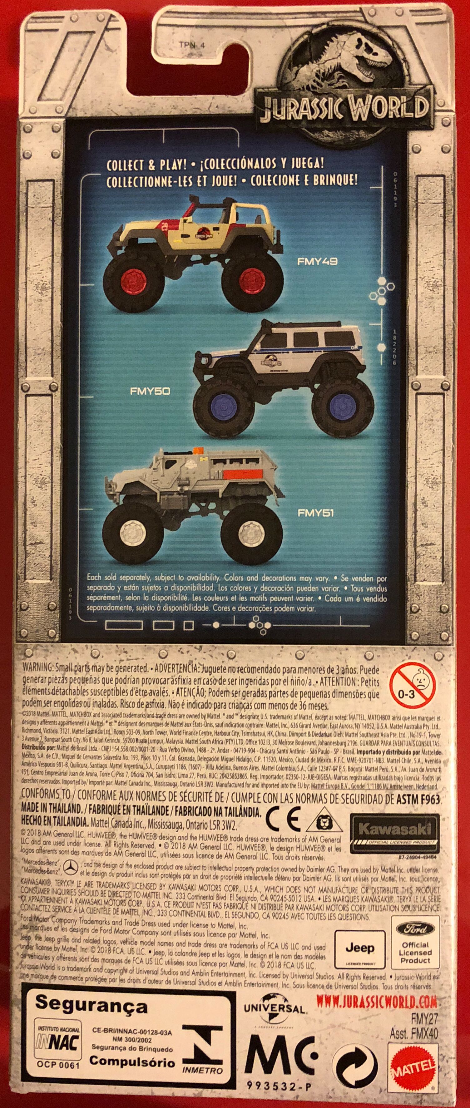 Land Rescue Convoy - Mattel (Jurassic World) action figure collectible [Barcode 887961583830] - Main Image 2